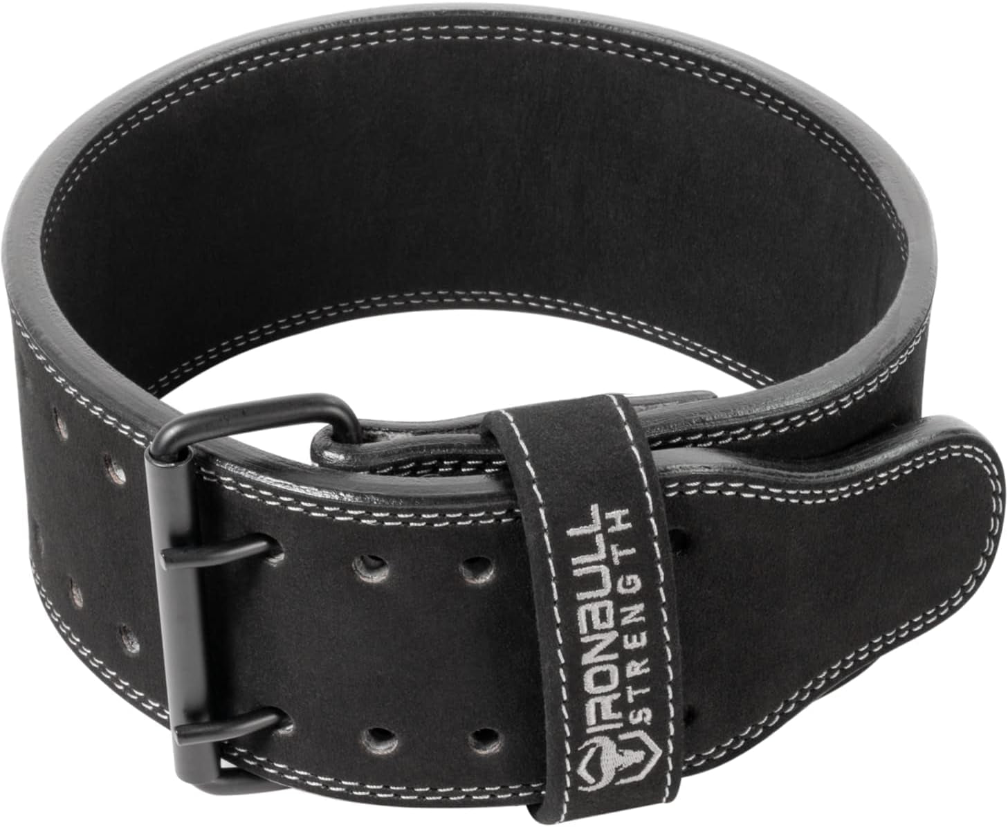 Powerlifting Belt - IPF Approved – Weight Lifting Belt 10Mm - Prong Weightlifting Belt for Squats, Deadlift, and Bench Press – Lifting Belt Leather 4In for Men and Women – Back Brace for Gym, Workout, Strength Training, Strongmen & Power Lift