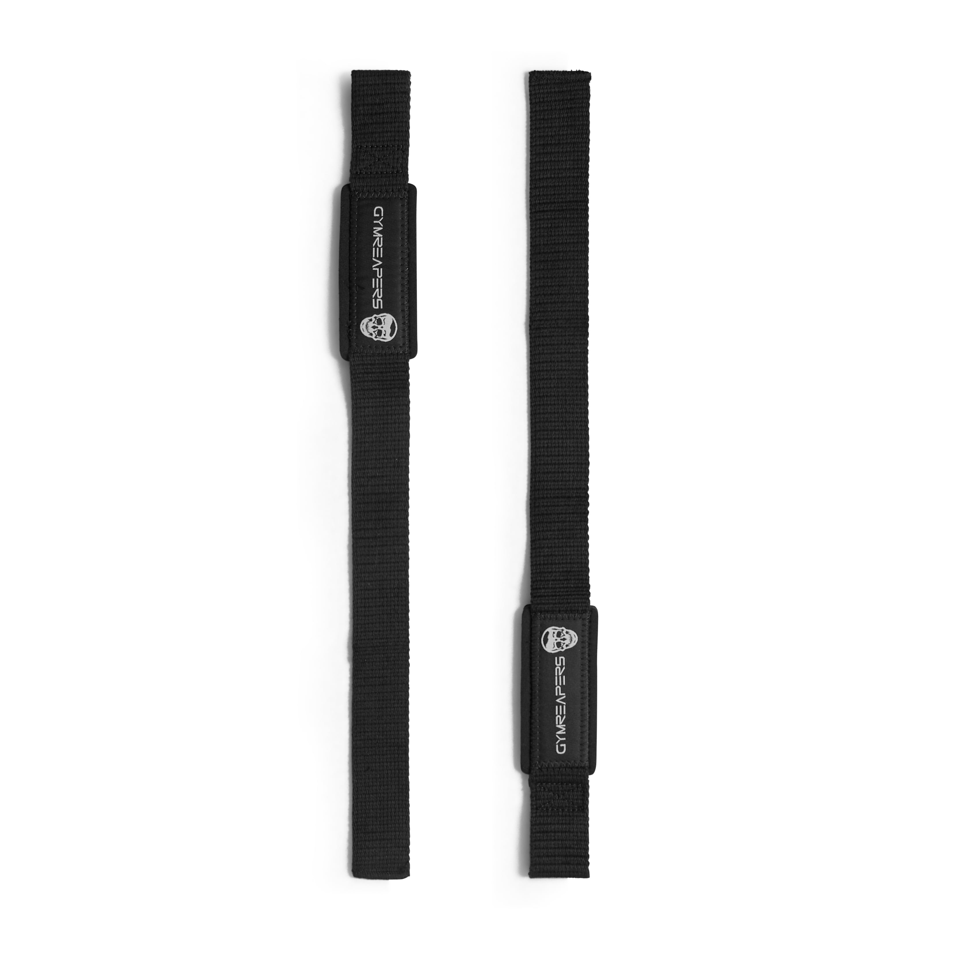 Lifting Wrist Straps for Weightlifting, Bodybuilding, Powerlifting, Strength Training, & Deadlifts - Padded Neoprene with 18 Inch Cotton (Black)